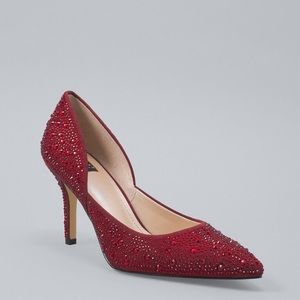 White House Black Market Embellished Pumps
